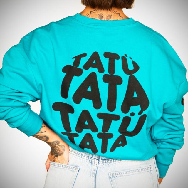 Girly Sweatshirt "Tatütata" PETROL